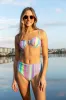 Everyday Fanta-Sea Multi Striped Print Bikini Top FINAL SALE sold by Pink Lily