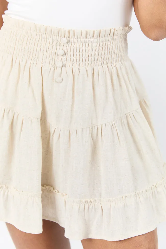 Seaside Soiree Linen Blend Skort FINAL SALE sold by Pink Lily product image thumbnail 3