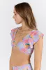 Off The Grid Multi Palm Print Bikini Top FINAL SALE sold by Pink Lily