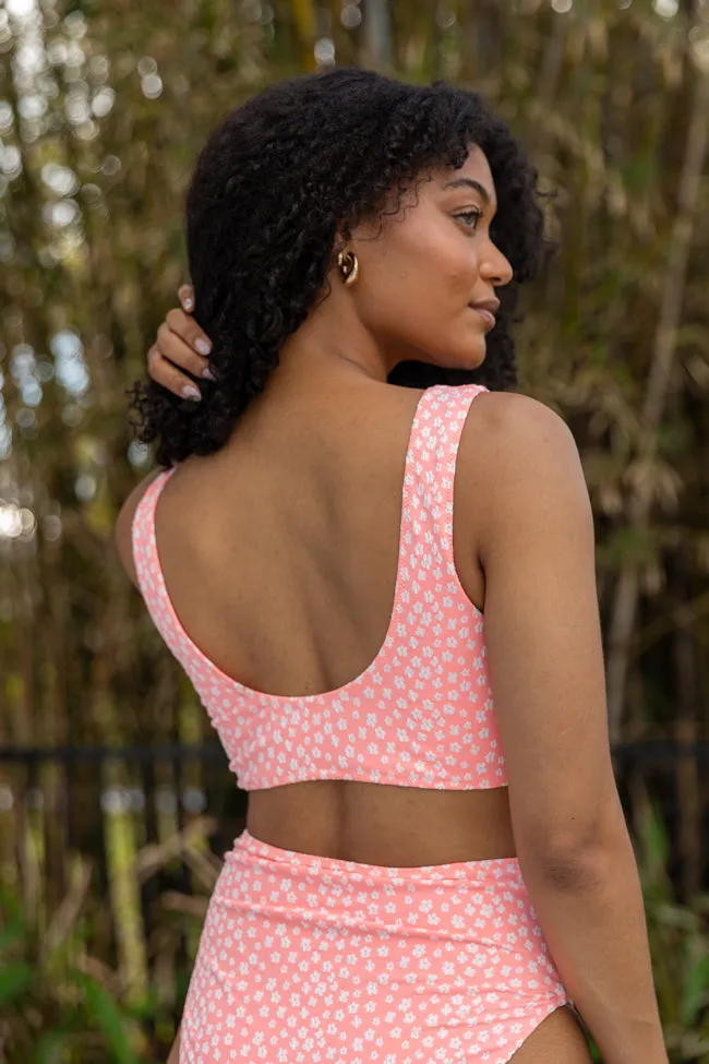 Botanical Bay Coral Floral Bikini Top FINAL SALE sold by Pink Lily product image thumbnail 4