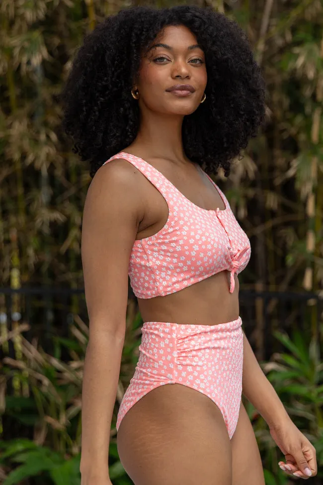Botanical Bay Coral Floral Bikini Top FINAL SALE sold by Pink Lily product image thumbnail 3