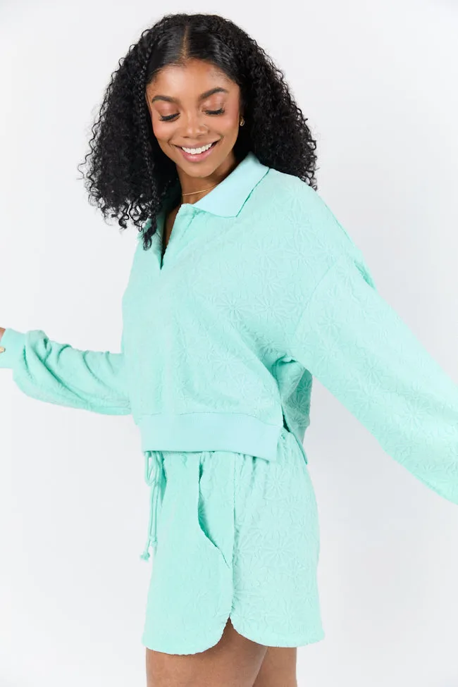 Hammock Haven Mint Textured Terry Knit Set FINAL SALE sold by Pink Lily product image thumbnail 5