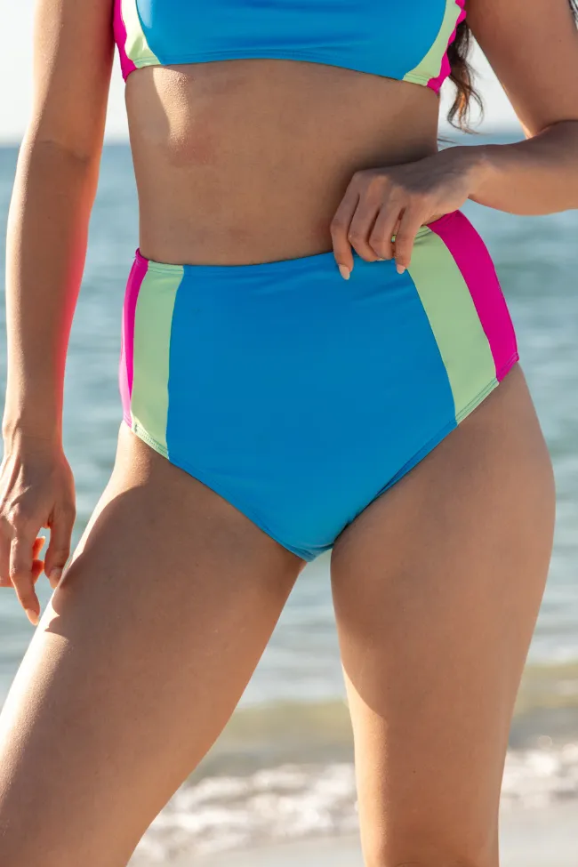 Rock The Boat Multi Colorblock Bikini Bottom SALE sold by Pink Lily