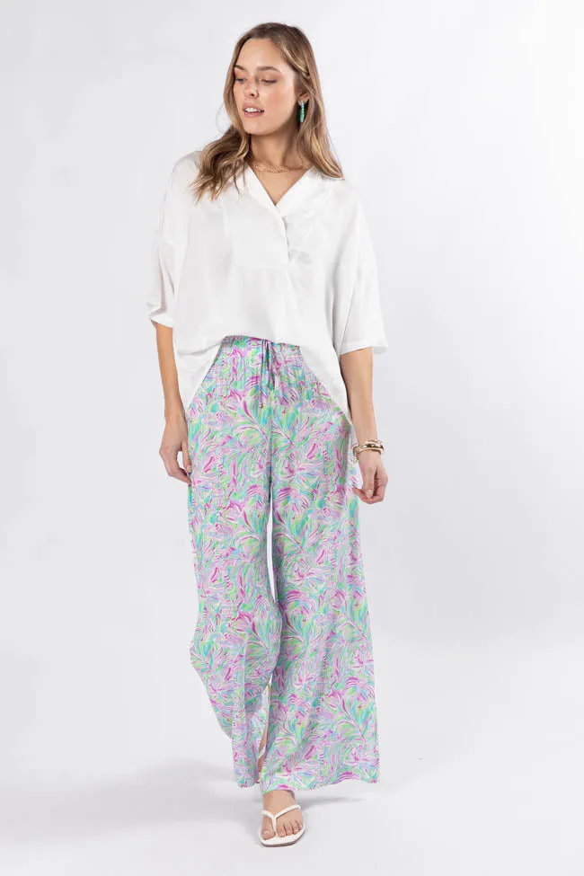 Paddle Out Tropical Multi Printed Pull On Pants SALE sold by Pink Lily product image thumbnail 5