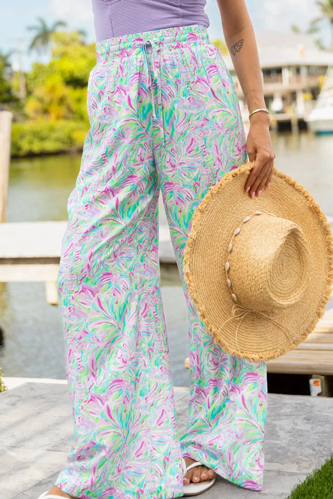 Paddle Out Tropical Multi Printed Pull On Pants SALE sold by Pink Lily product image thumbnail 2