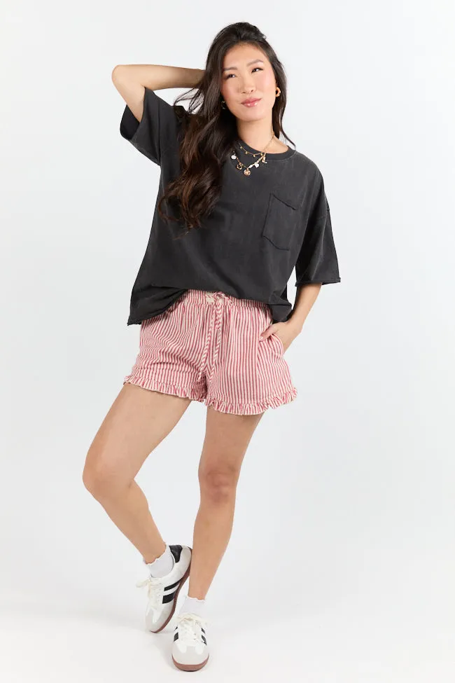 Easy To Style Black Knit Pocket T Shirt FINAL SALE sold by Pink Lily product image thumbnail 2