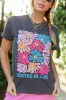 Rooted In Love Dark Grey Graphic Tee sold by Pink Lily