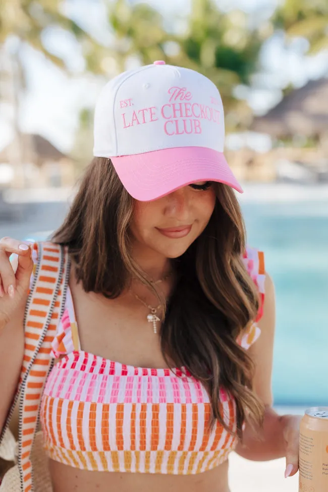 Late Checkout Club Trucker Hat Amber Massey X Pink Lily sold by Pink Lily product image thumbnail 2