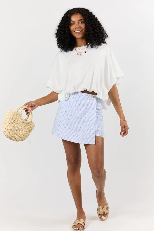 You've Got Me Ivory Bubble Hem Tee sold by Pink Lily product image thumbnail 2