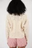 Lasting Impressions Taupe Open Knit Cardigan FINAL SALE sold by Pink Lily