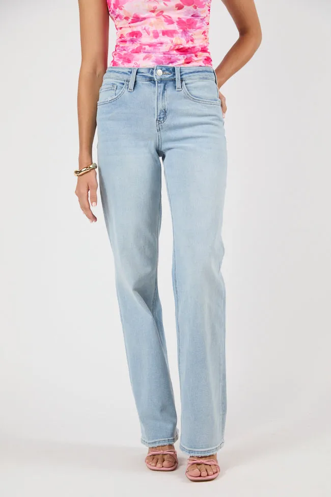 Kati Light Wash Slim Relaxed Stretch Jeans FINAL SALE sold by Pink Lily
