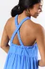 No More Blues Halter Neck Maxi Dress sold by Pink Lily