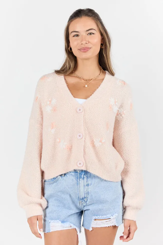 Here Goes Nothing Pink Floral Cardigan FINAL SALE sold by Pink Lily