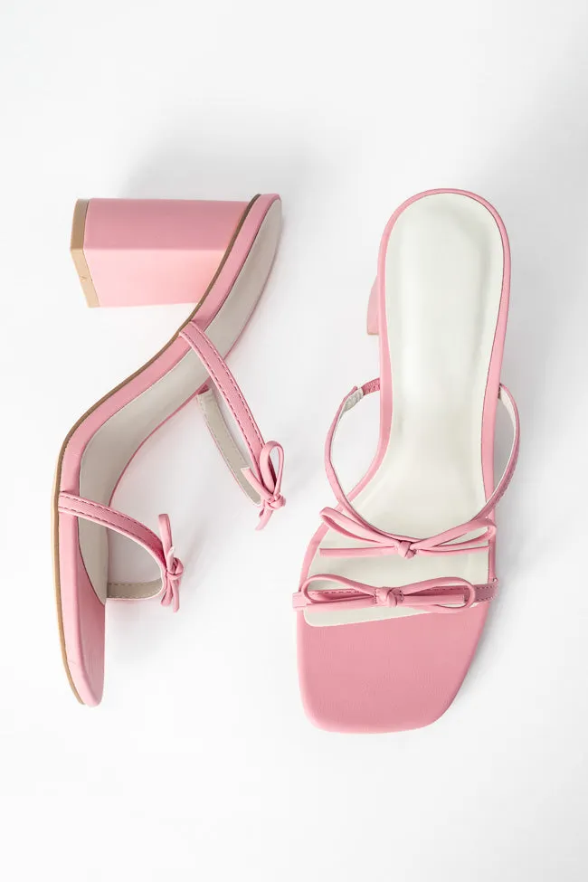 Priscilla Pink Bow Heels sold by Pink Lily product image thumbnail 4