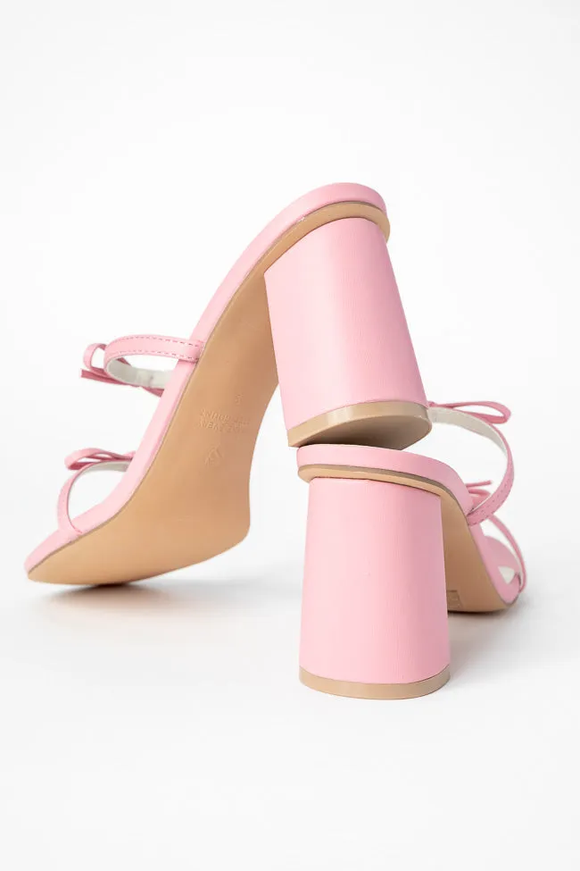 Priscilla Pink Bow Heels sold by Pink Lily product image thumbnail 5