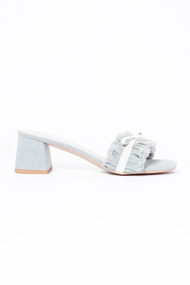 Delanie Denim Heels FINAL SALE sold by Pink Lily product image thumbnail 3