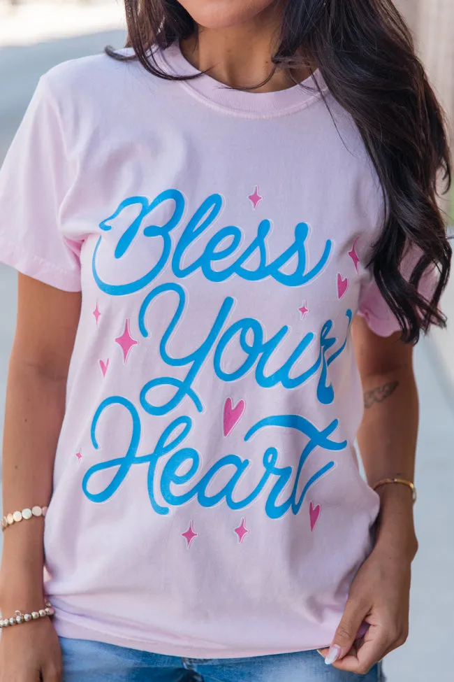 Bless Your Heart Pink Graphic Tee sold by Pink Lily product image thumbnail 3