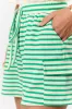 I Belong Green Striped Ribbed Knit Shorts sold by Pink Lily