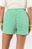 I Belong Green Striped Ribbed Knit Shorts sold by Pink Lily