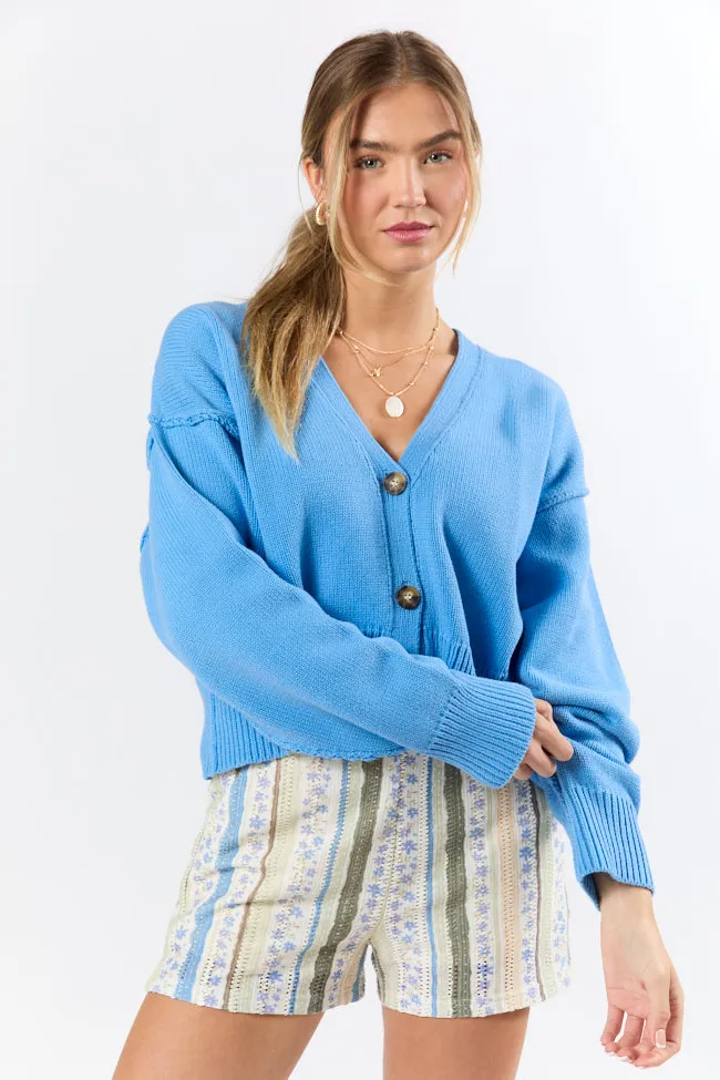 Chasing Joy Blue Cardigan sold by Pink Lily product image thumbnail 2