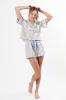 Rest Up In The Cutest Catch Satin Pajama Shorts FINAL SALE sold by Pink Lily