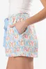 Rest Up In The Cutest Catch Satin Pajama Shorts FINAL SALE sold by Pink Lily