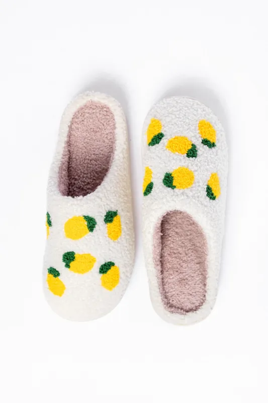 Lemon Slippers SALE sold by Pink Lily
