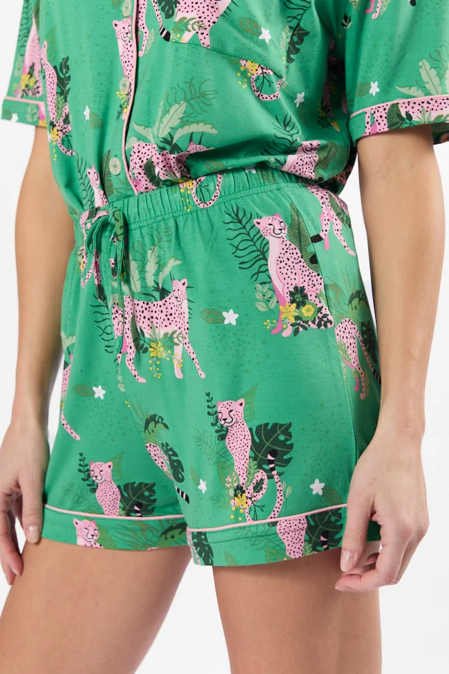 Under the Stars In The Wild Pajama Shorts sold by Pink Lily product image thumbnail 3