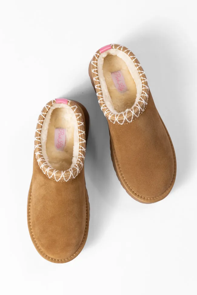 Sydney Chestnut Platform Slippers FINAL SALE sold by Pink Lily product image thumbnail 3
