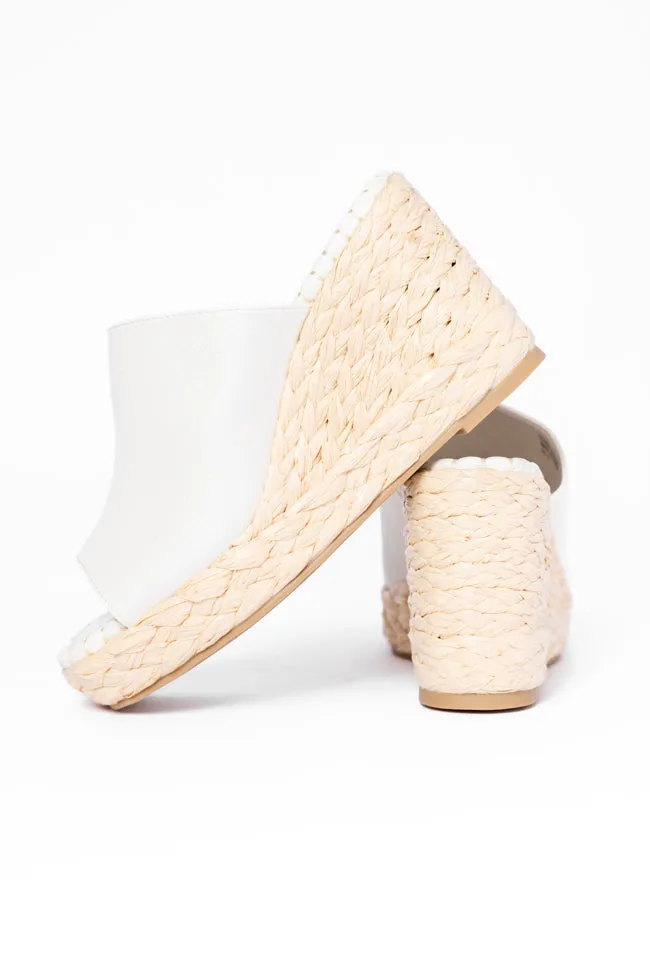 Amara White Wedges FINAL SALE sold by Pink Lily product image thumbnail 2
