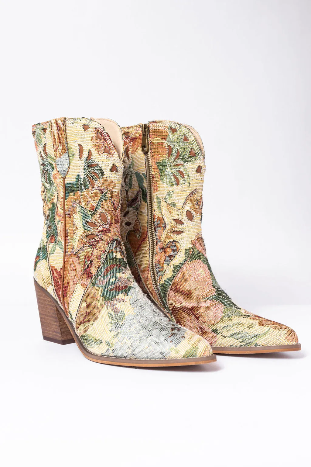 Sierra Floral Booties SALE sold by Pink Lily product image thumbnail 2
