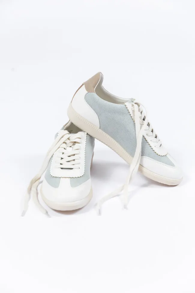 Tiffany Light Blue Denim Swirl Sneakers FINAL SALE sold by Pink Lily product image thumbnail 5