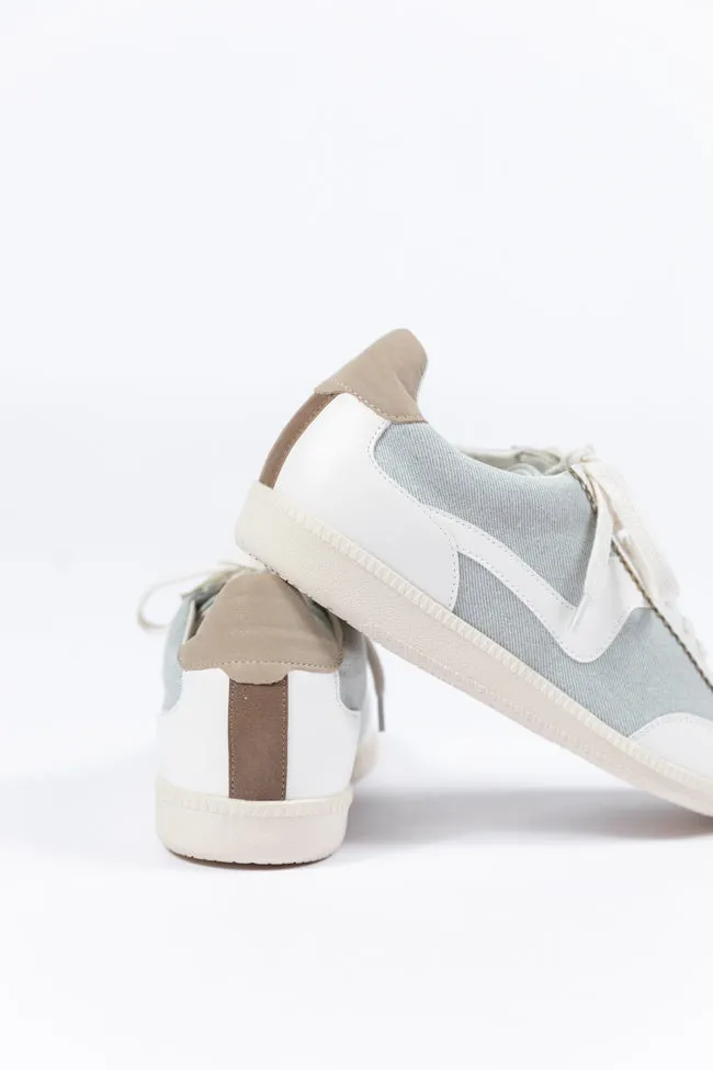 Tiffany Light Blue Denim Swirl Sneakers FINAL SALE sold by Pink Lily product image thumbnail 2