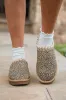 Sydney Leopard Short Slip-On Booties sold by Pink Lily