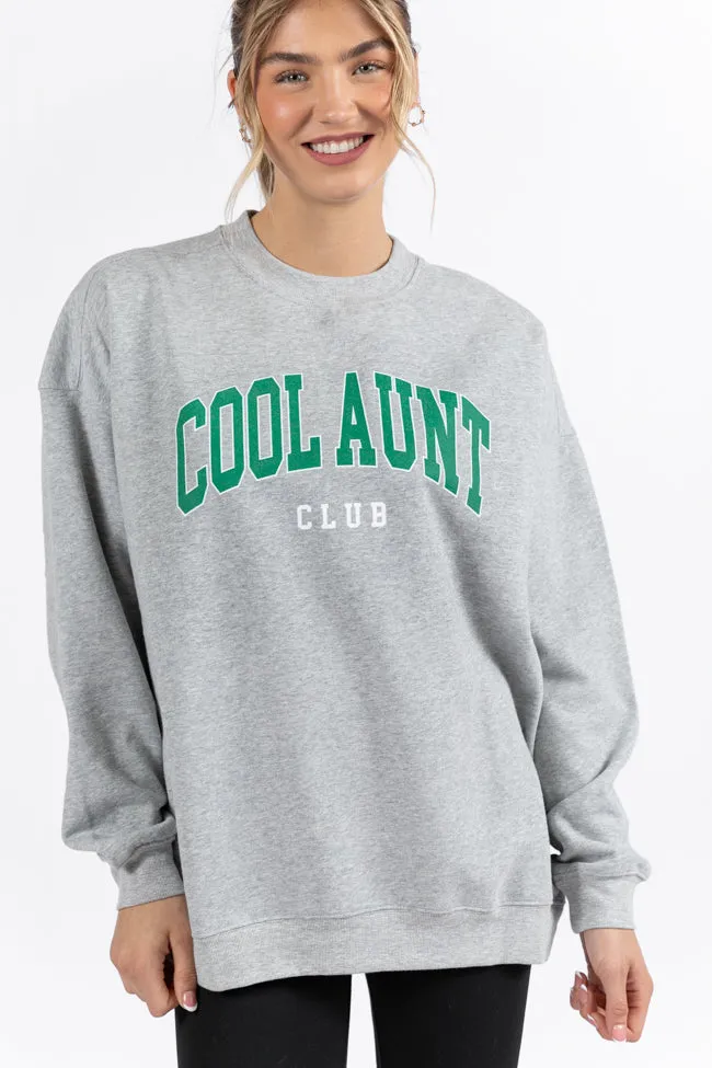 Cool Aunt Club Light Grey Graphic Sweatshirt sold by Pink Lily product image thumbnail 4
