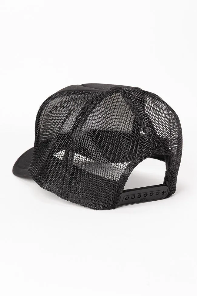 Go Sports Black Trucker Hat SALE sold by Pink Lily product image thumbnail 4