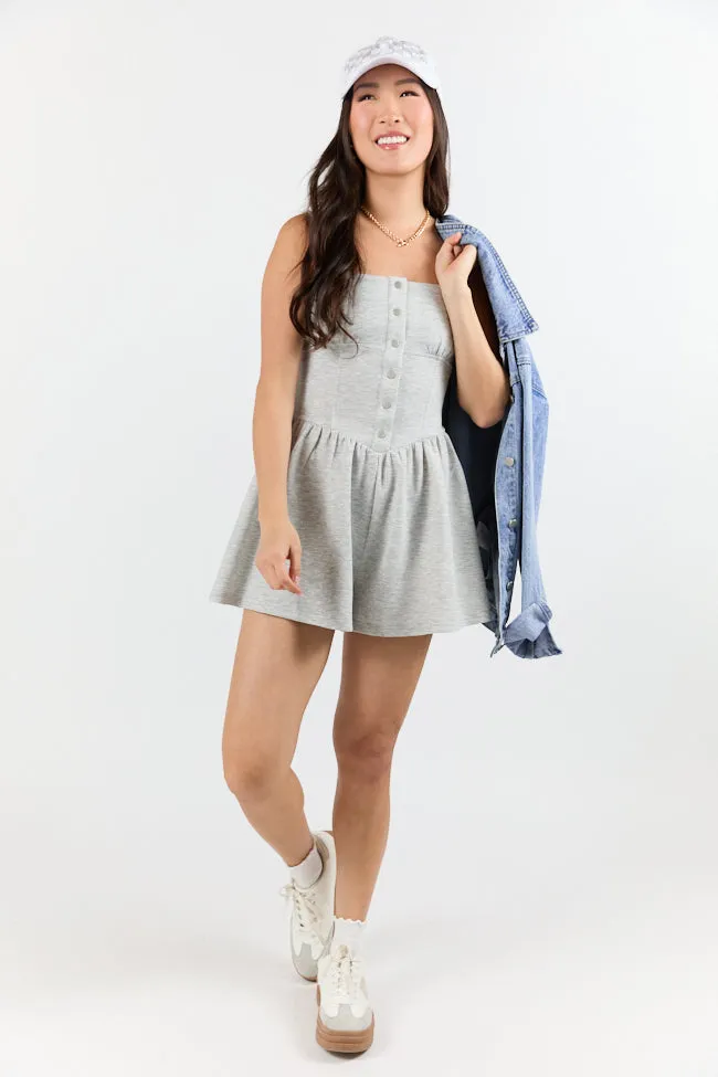 On Set Scuba Terry Bustier Romper sold by Pink Lily product image thumbnail 2