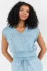 March On Blue Floral Print Knit Vest sold by Pink Lily