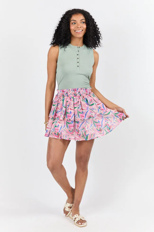 Casual Outting Sage Knit Henley Tank sold by Pink Lily product image thumbnail 3