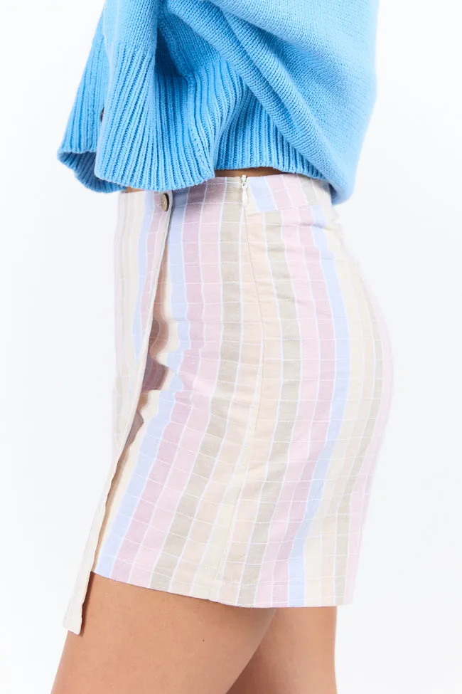 Not So Simple Multi Striped Print Skort FINAL SALE sold by Pink Lily product image thumbnail 5