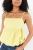Pinky Promise Yellow Bubble Hem Tank SALE sold by Pink Lily