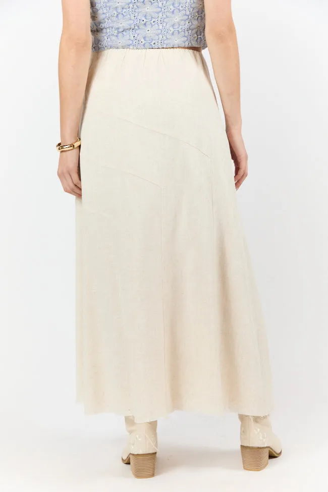 Simple As That Linen Blend Maxi Skirt FINAL SALE sold by Pink Lily product image thumbnail 4