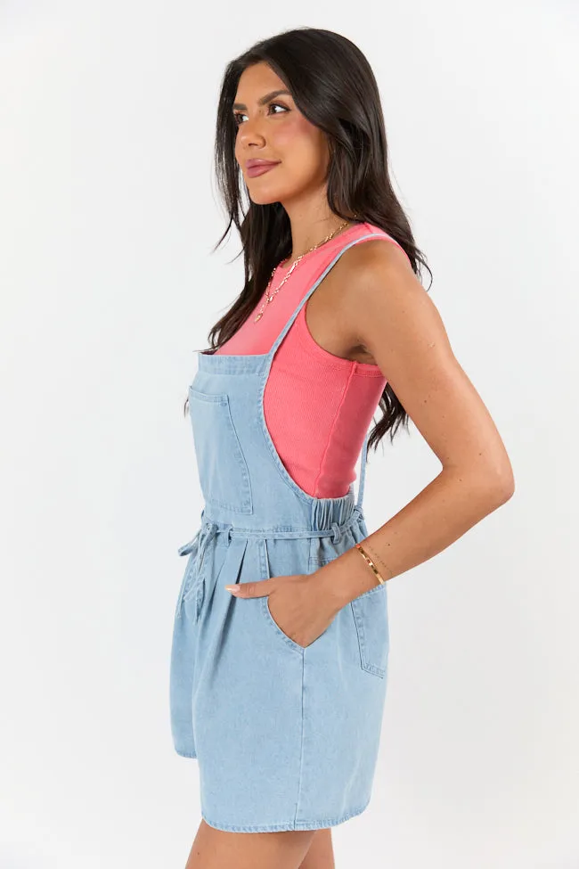 Better Perspective Blue Chambray Pull On Romper FINAL SALE sold by Pink Lily product image thumbnail 4