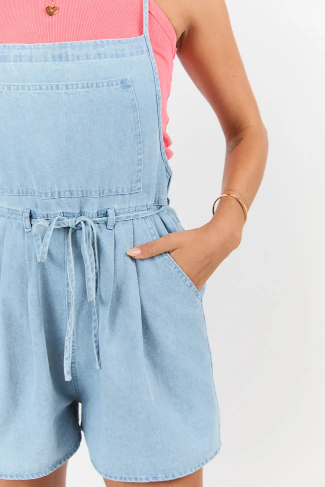 Better Perspective Blue Chambray Pull On Romper FINAL SALE sold by Pink Lily product image thumbnail 3