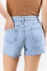 Nights Abroad Light Wash Distressed Denim Shorts SALE sold by Pink Lily