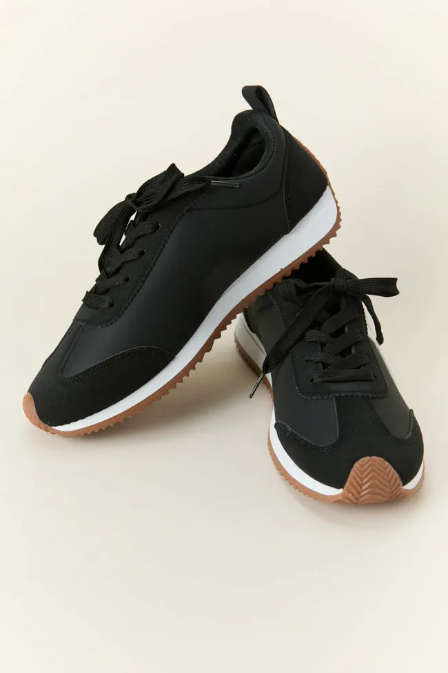 Madeline Black Stripe Sneakers SALE sold by Pink Lily product image thumbnail 4