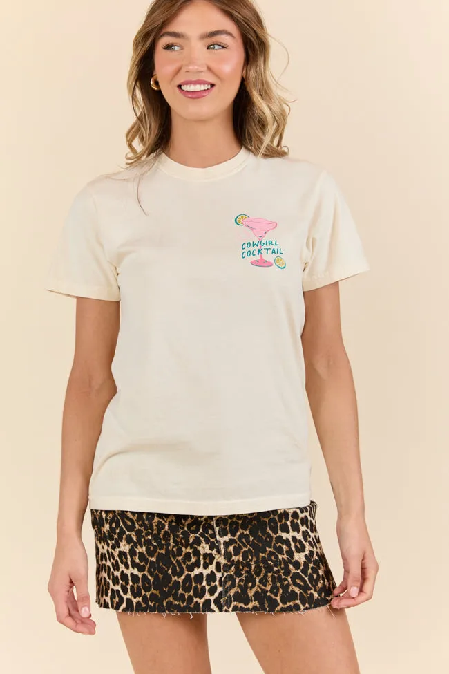 Cowgirl Cocktail Ivory Graphic Tee sold by Pink Lily product image thumbnail 5
