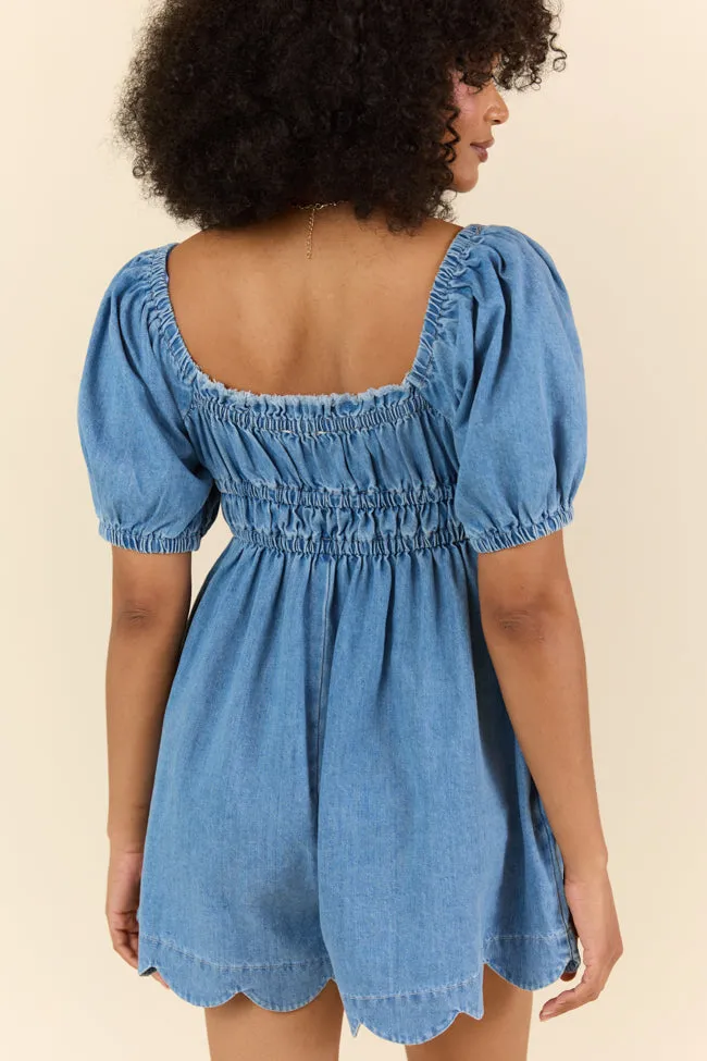 Stockyard Stroll Denim Romper sold by Pink Lily product image thumbnail 5