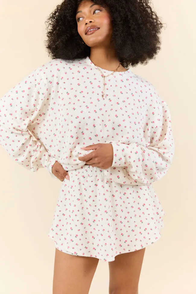 Just Focus Ivory Florette Skort sold by Pink Lily product image thumbnail 2