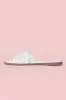Adeline White Mesh Floral Sandals FINAL SALE sold by Pink Lily